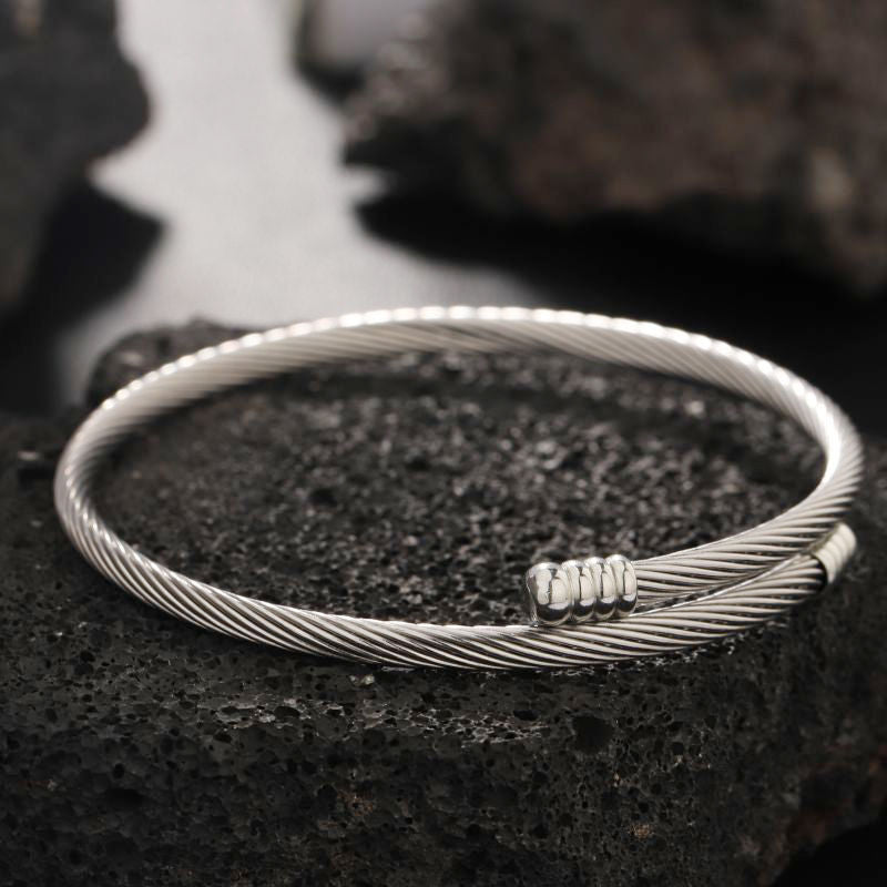 Men’s Stainless Steel Cable Bracelet