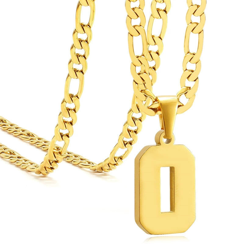 Custom Number Sports Necklace for Men