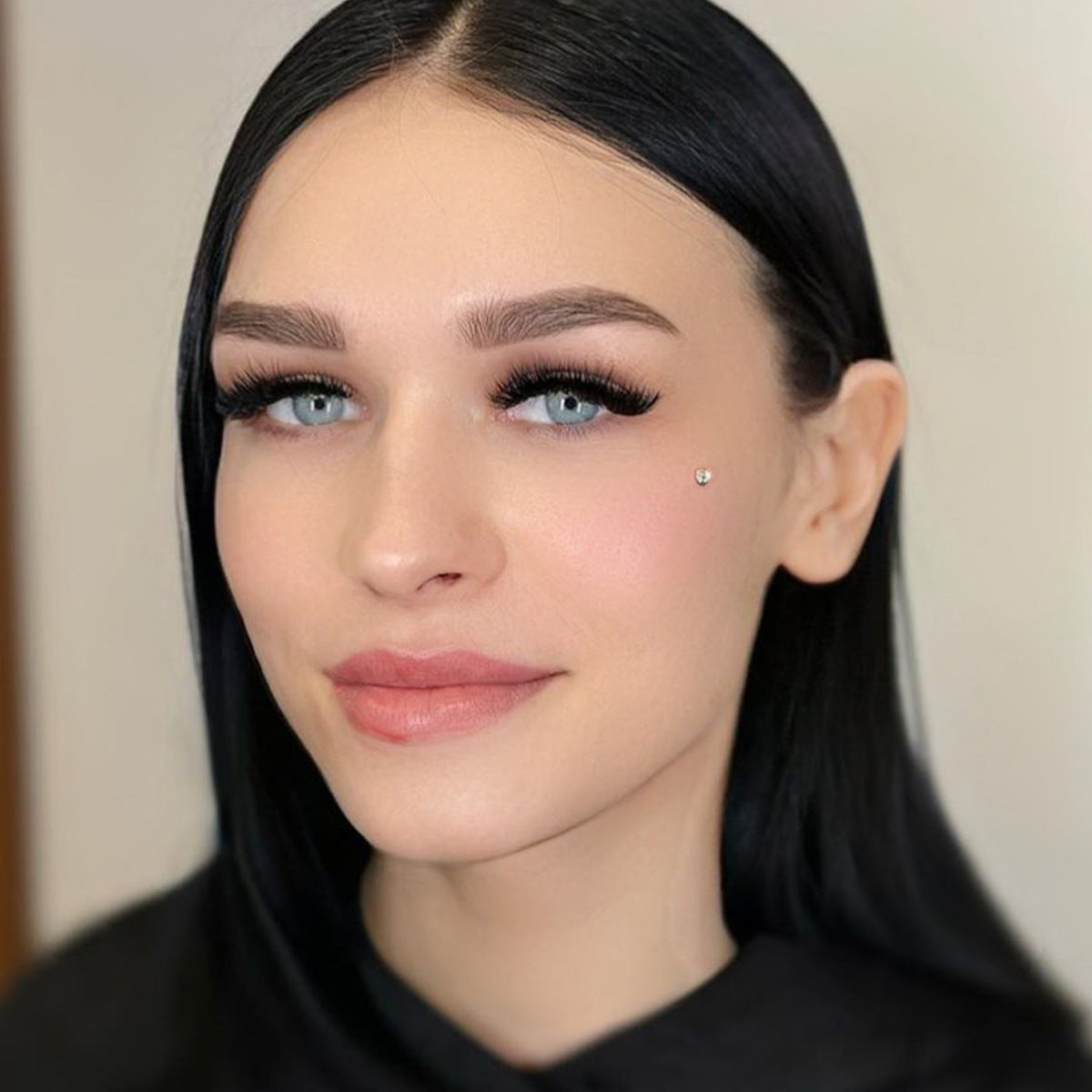 cheek dermal jewelry