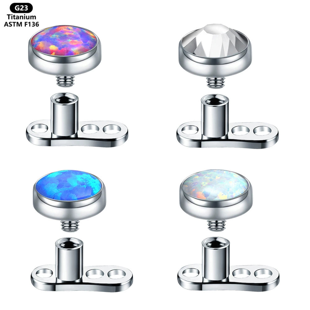 titanium dermal jewelry