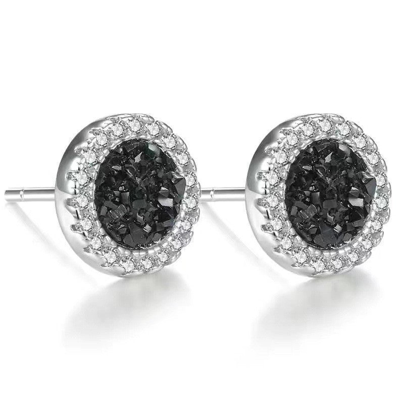 black earring stud 