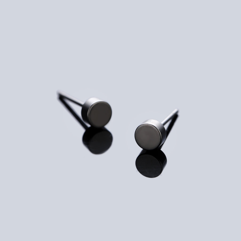 minimal ear stud for men