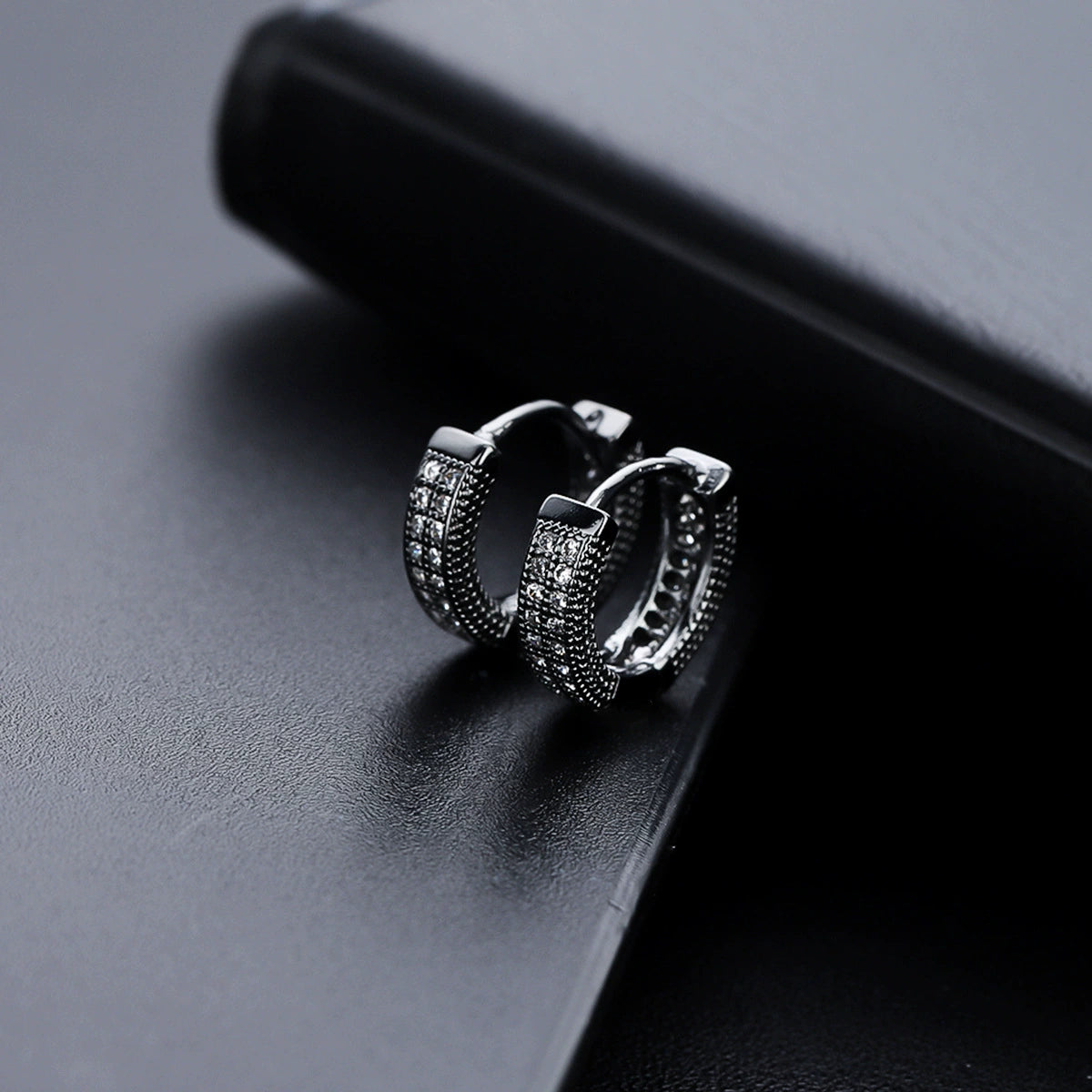 diamond earring hoop for men
