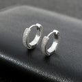 ORVAN Ascend Pavé Huggie Earrings | Gold, Silver & Black Hoop Earrings