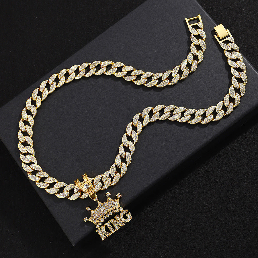 CZ hip hop chain necklace