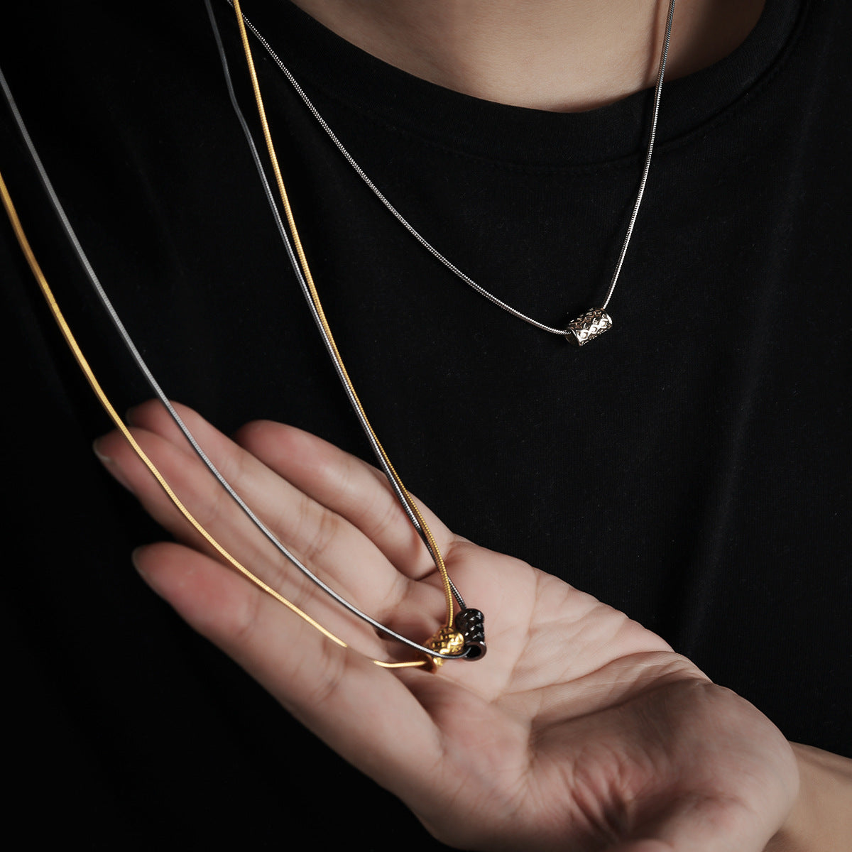orvan Cube Pendant Necklace