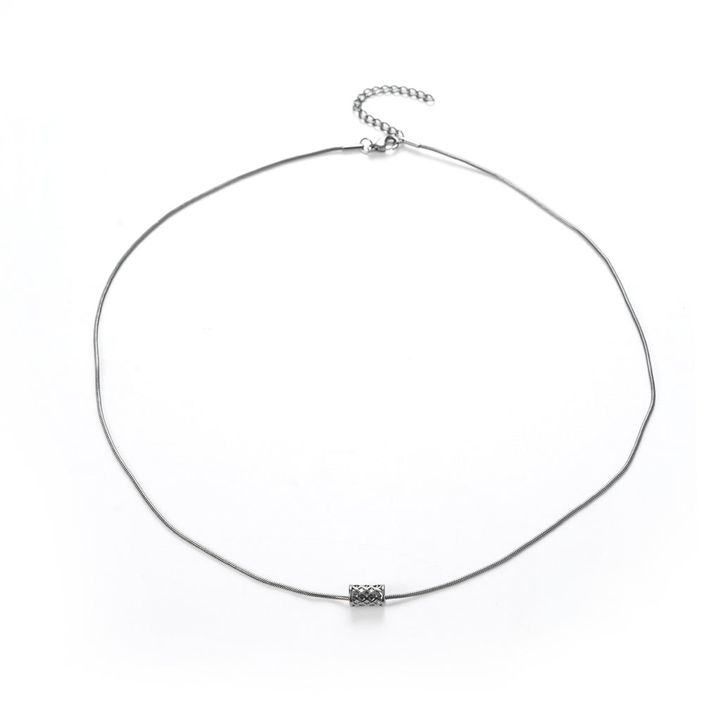 Minimalist Cube Pendant Necklace
