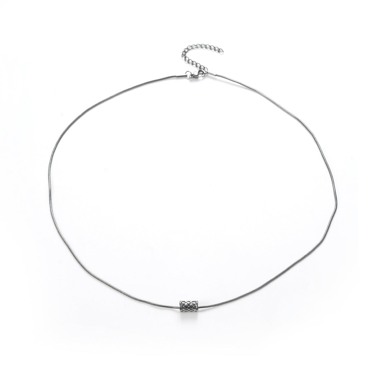 Minimalist Cube Pendant Necklace