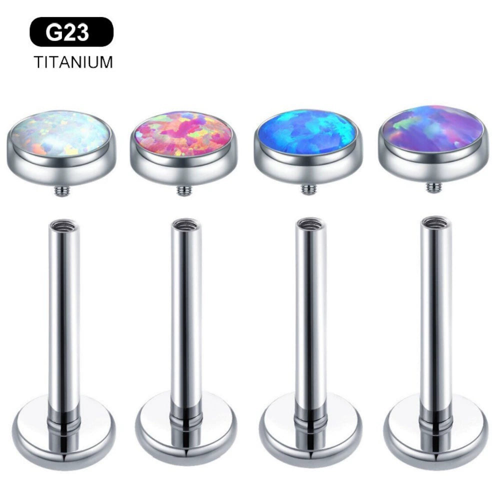 internally threaded titanium nose stud