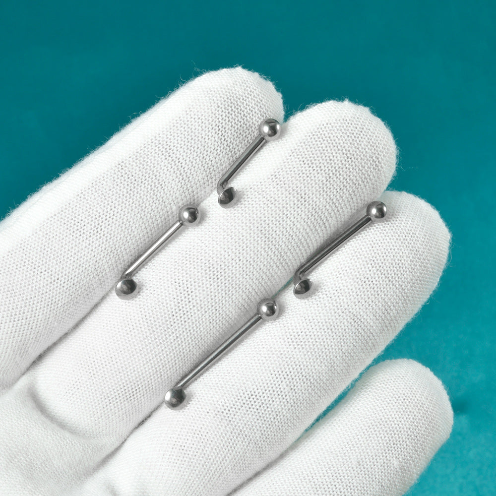 14G G23 Titanium VCH Surface Piercing Barbell