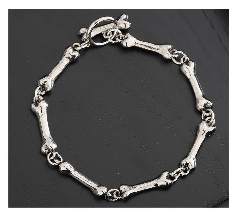Men’s Skeleton Bone Chain Bracelet