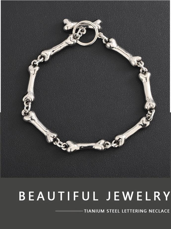 Men’s Skeleton Bone Chain Bracelet
