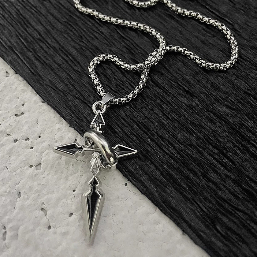 mens cross necklace