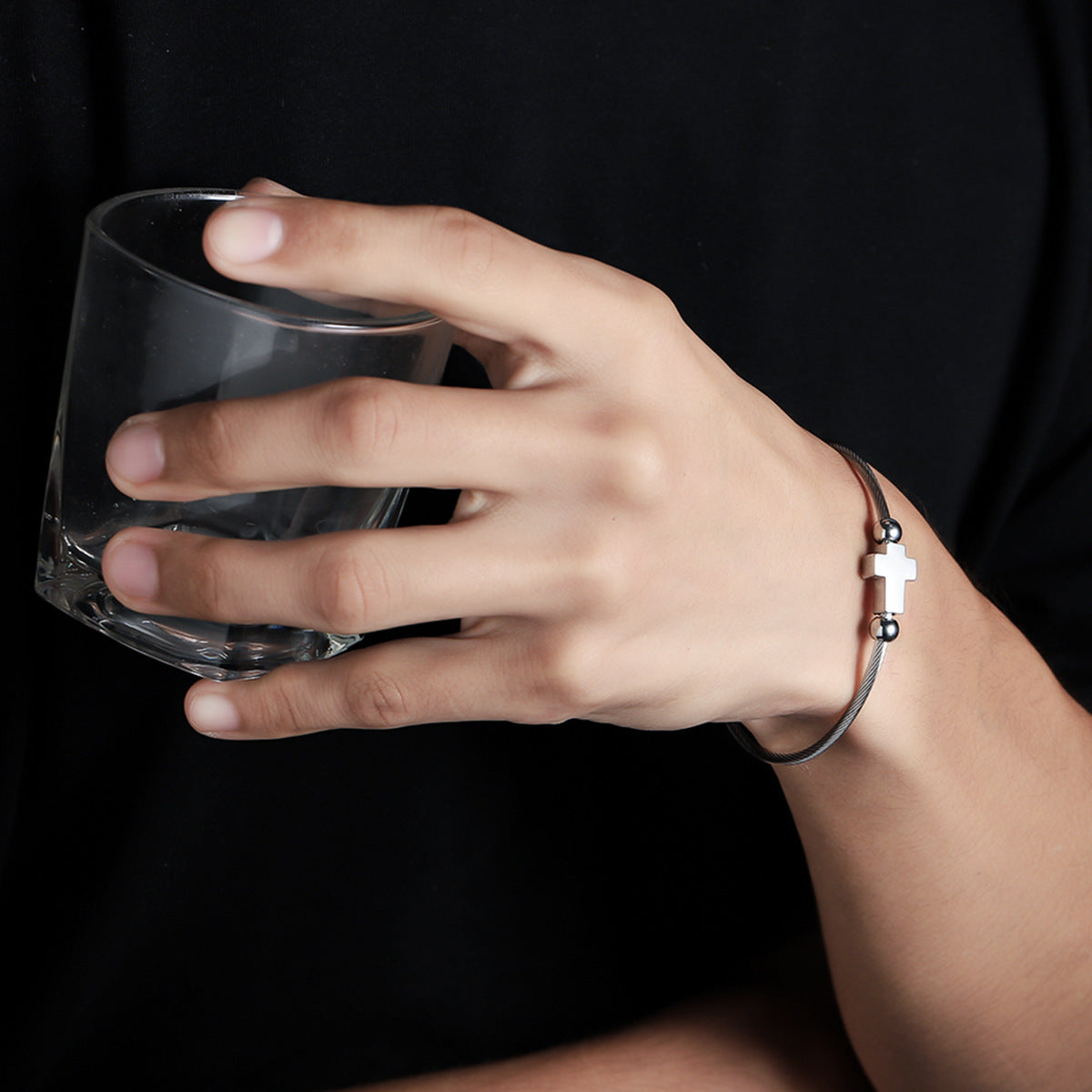 mens titanium bracelet