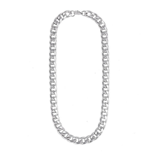 silver cuban link chain