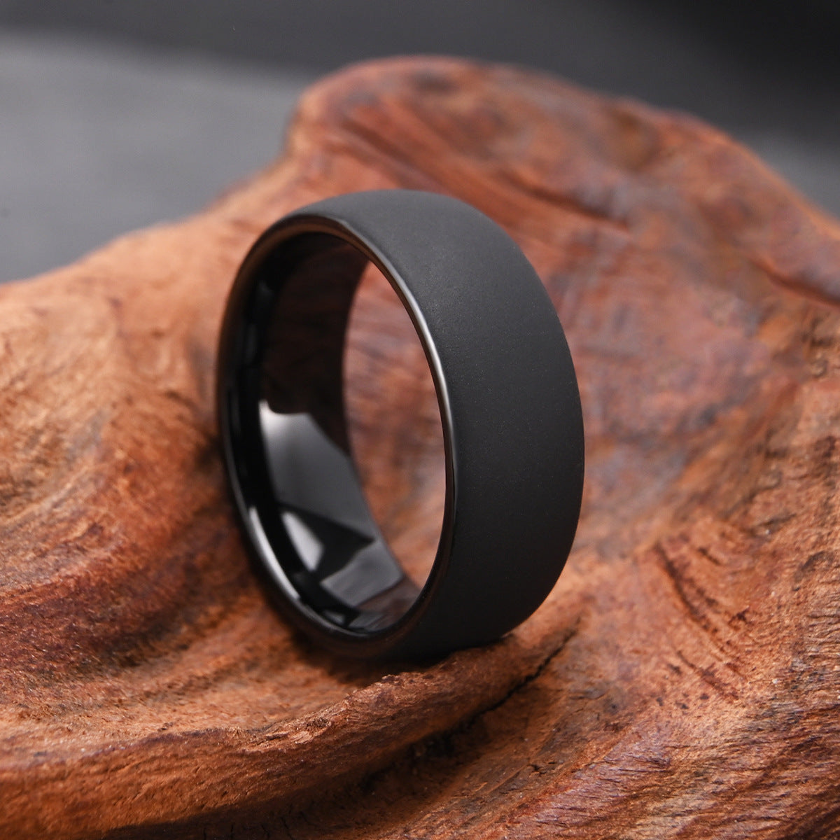 mens black ring