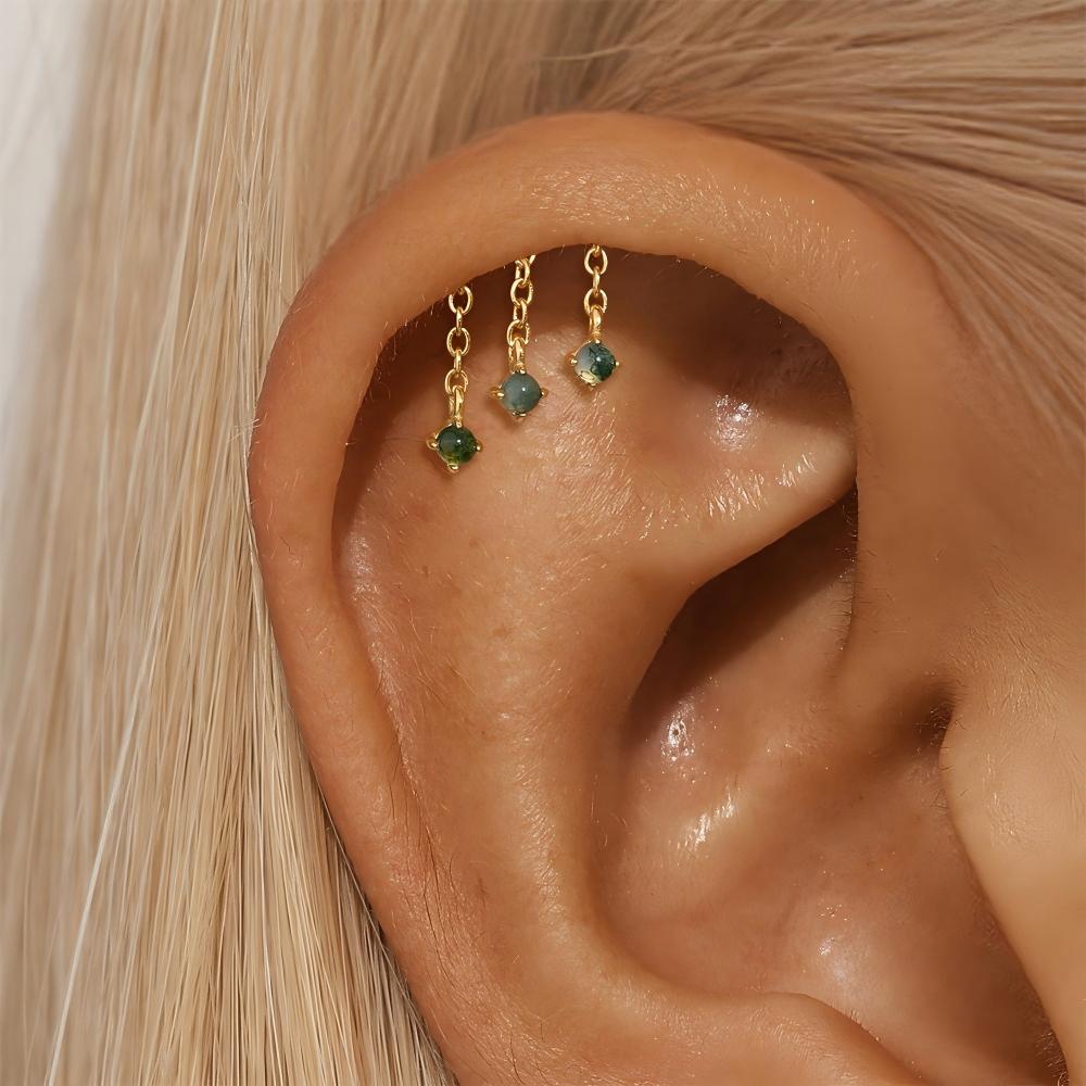 triple hidden heilx stud 
