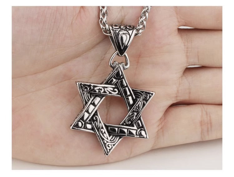 Hexagram necklace
