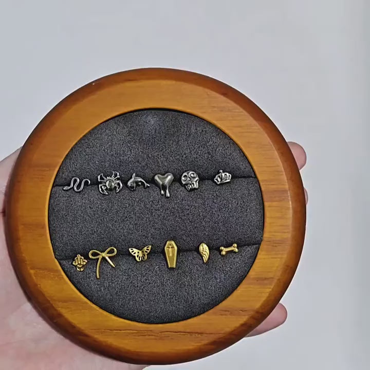 14G F136 Titanium Internal Thread  Micro Dermal Jewelry